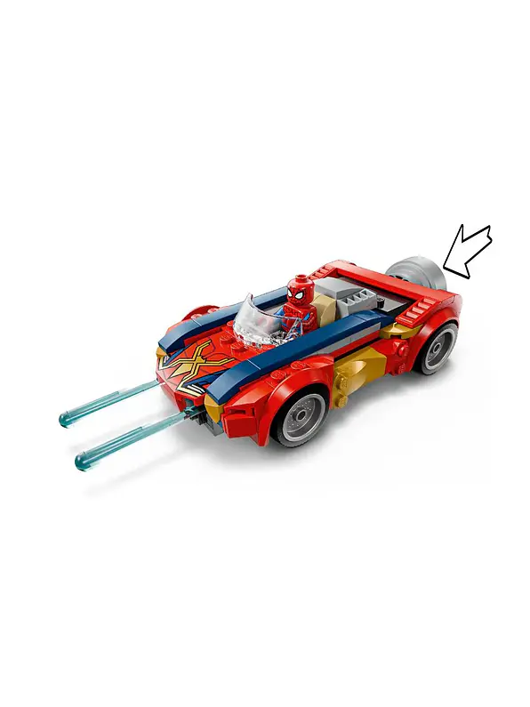 Lego Marvel Spider-Man Car Vs Venomized Wolverine 4