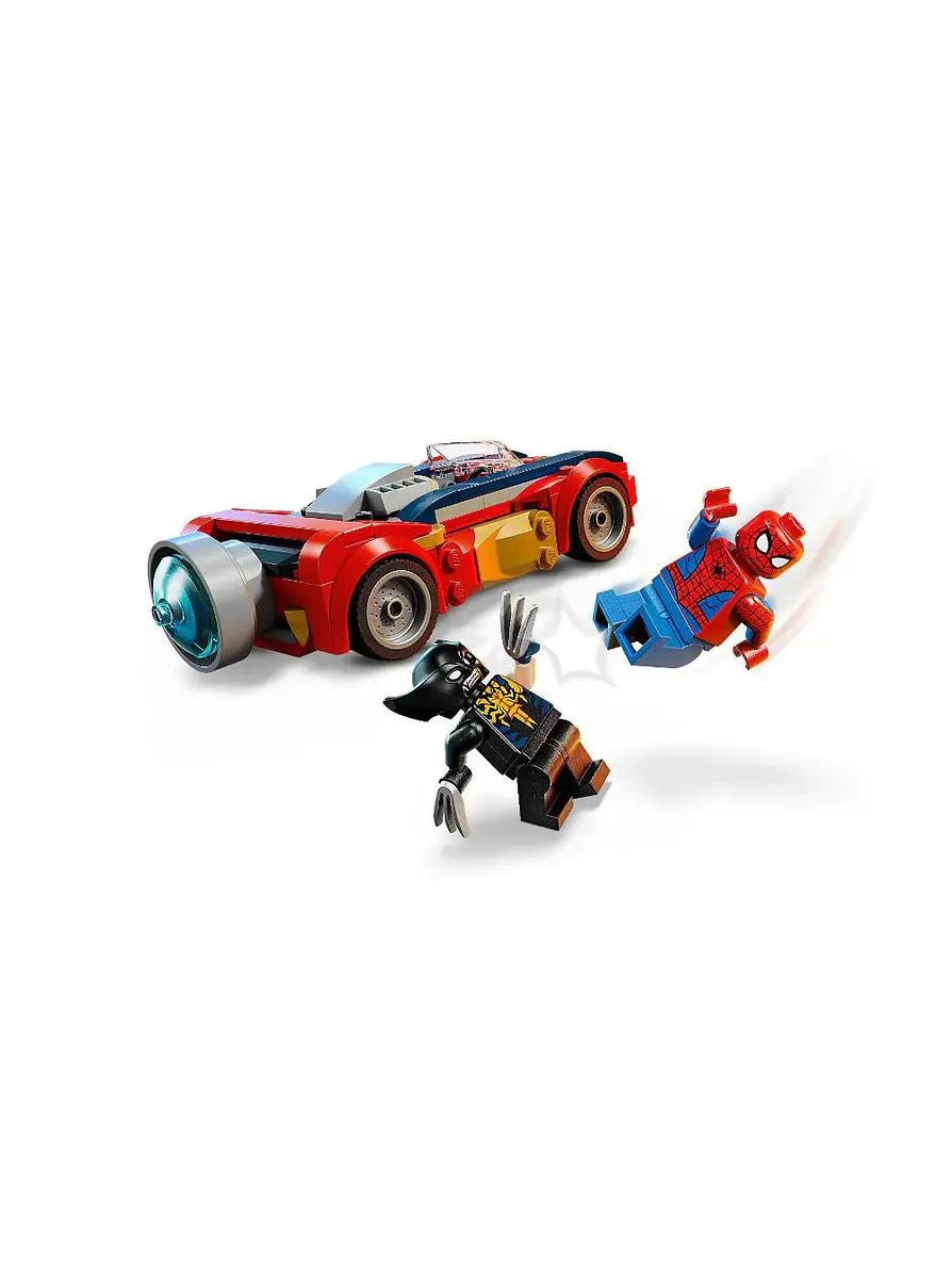 Lego Marvel Spider-Man Car Vs Venomized Wolverine 6