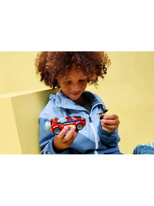 Lego Marvel Spider-Man Car Vs Venomized Wolverine 8