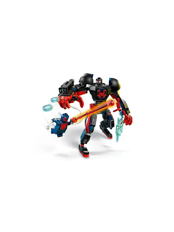 Lego Marvel Miles Morales Mech Vs Spider-Man 2099 4