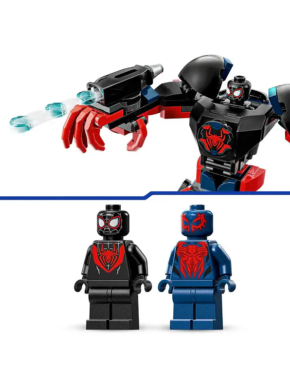 Lego Marvel Miles Morales Mech Vs Spider-Man 2099 5