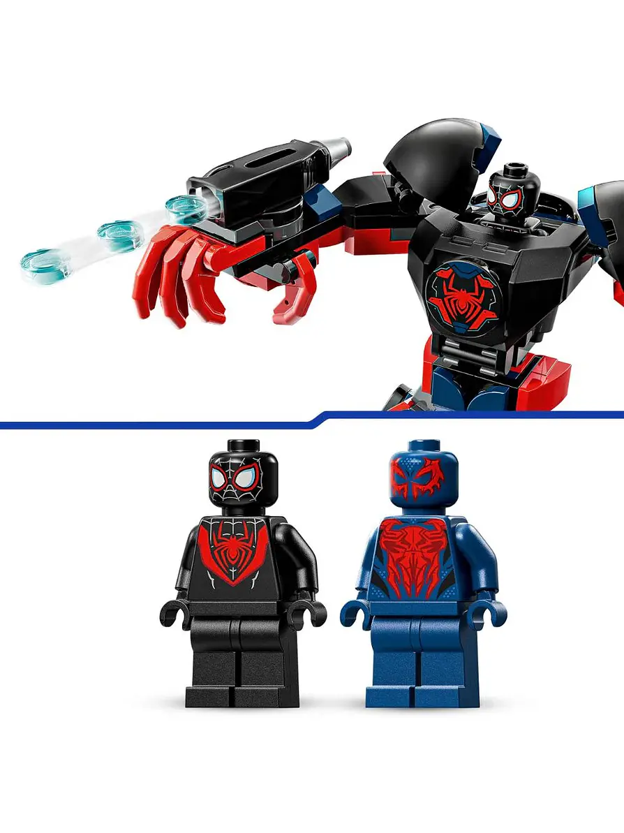 Lego Marvel Miles Morales Mech Vs Spider-Man 2099 5