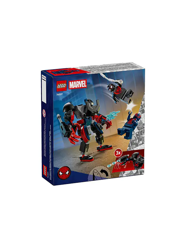 Lego Marvel Miles Morales Mech Vs Spider-Man 2099 3