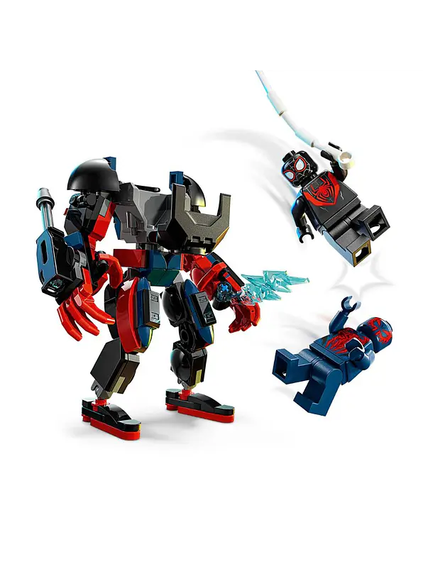 Lego Marvel Miles Morales Mech Vs Spider-Man 2099 6