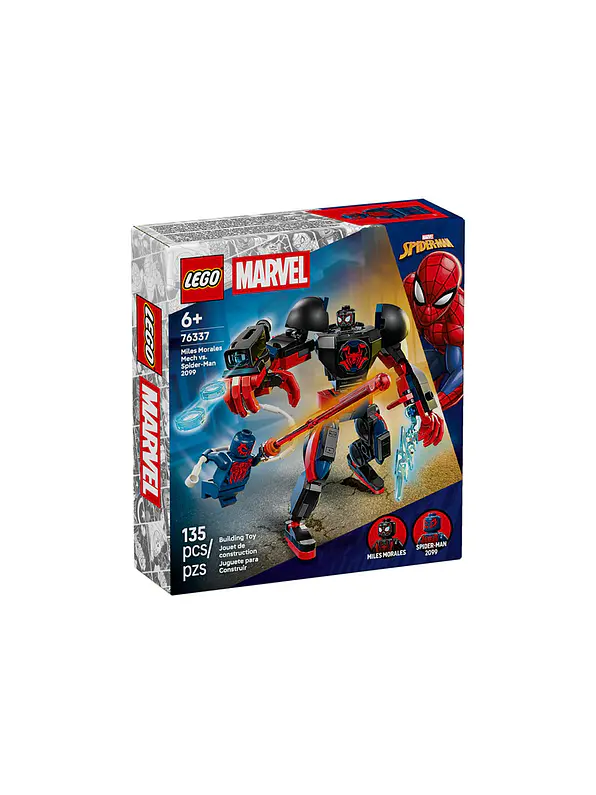 Lego Marvel Miles Morales Mech Vs Spider-Man 2099 1