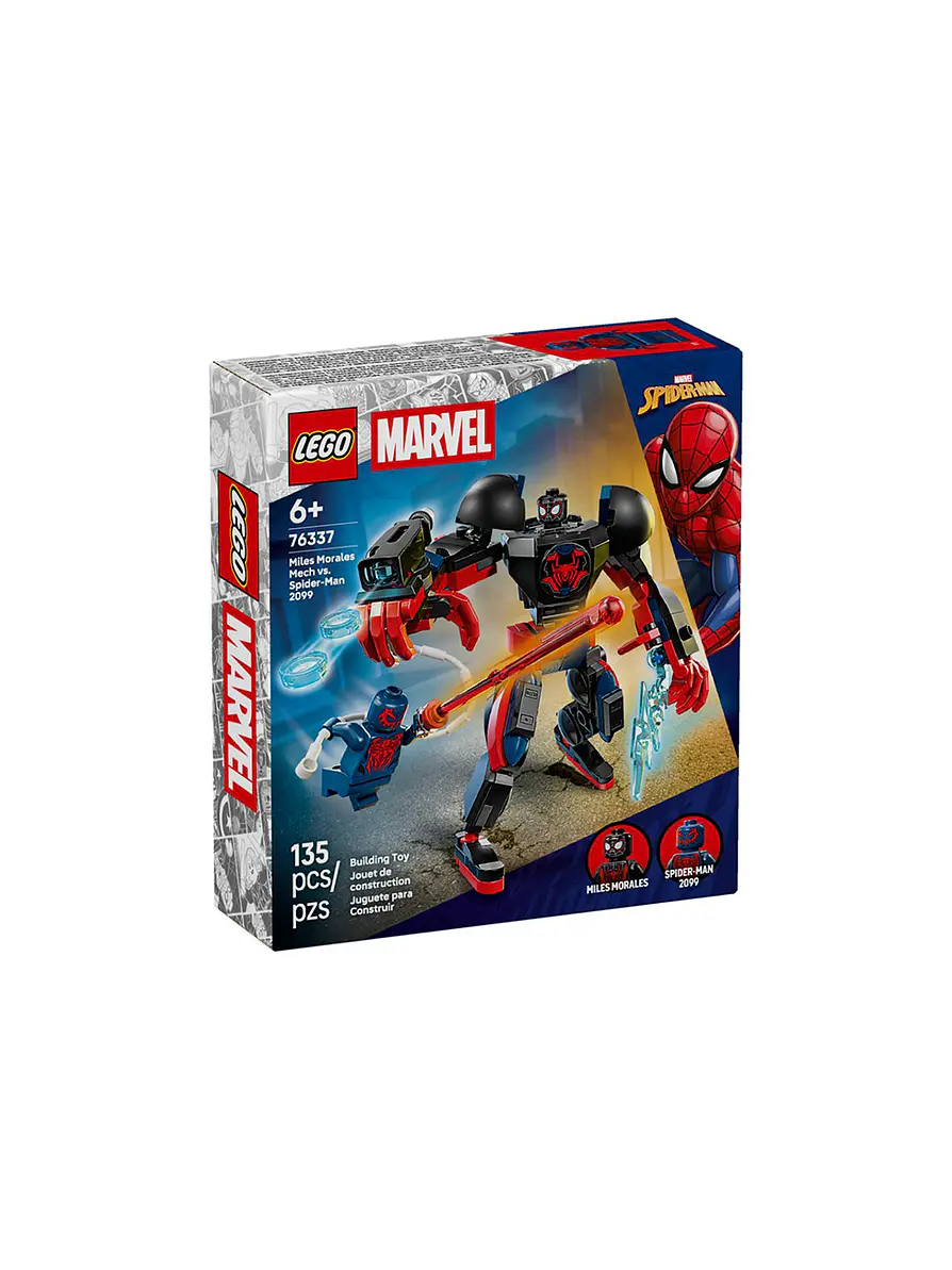 Lego Marvel Miles Morales Mech Vs Spider-Man 2099 1