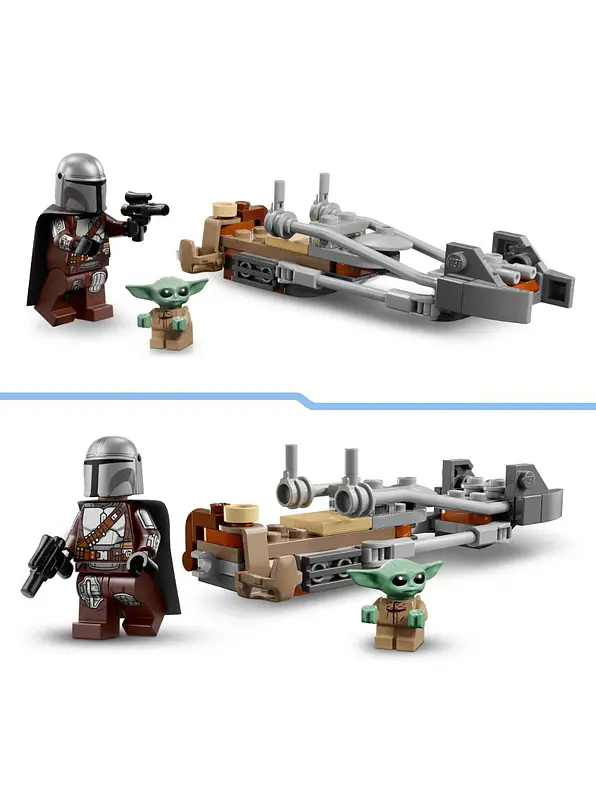 Lego Star Wars The Mandalorian & Grogu's Speeder Bike 2