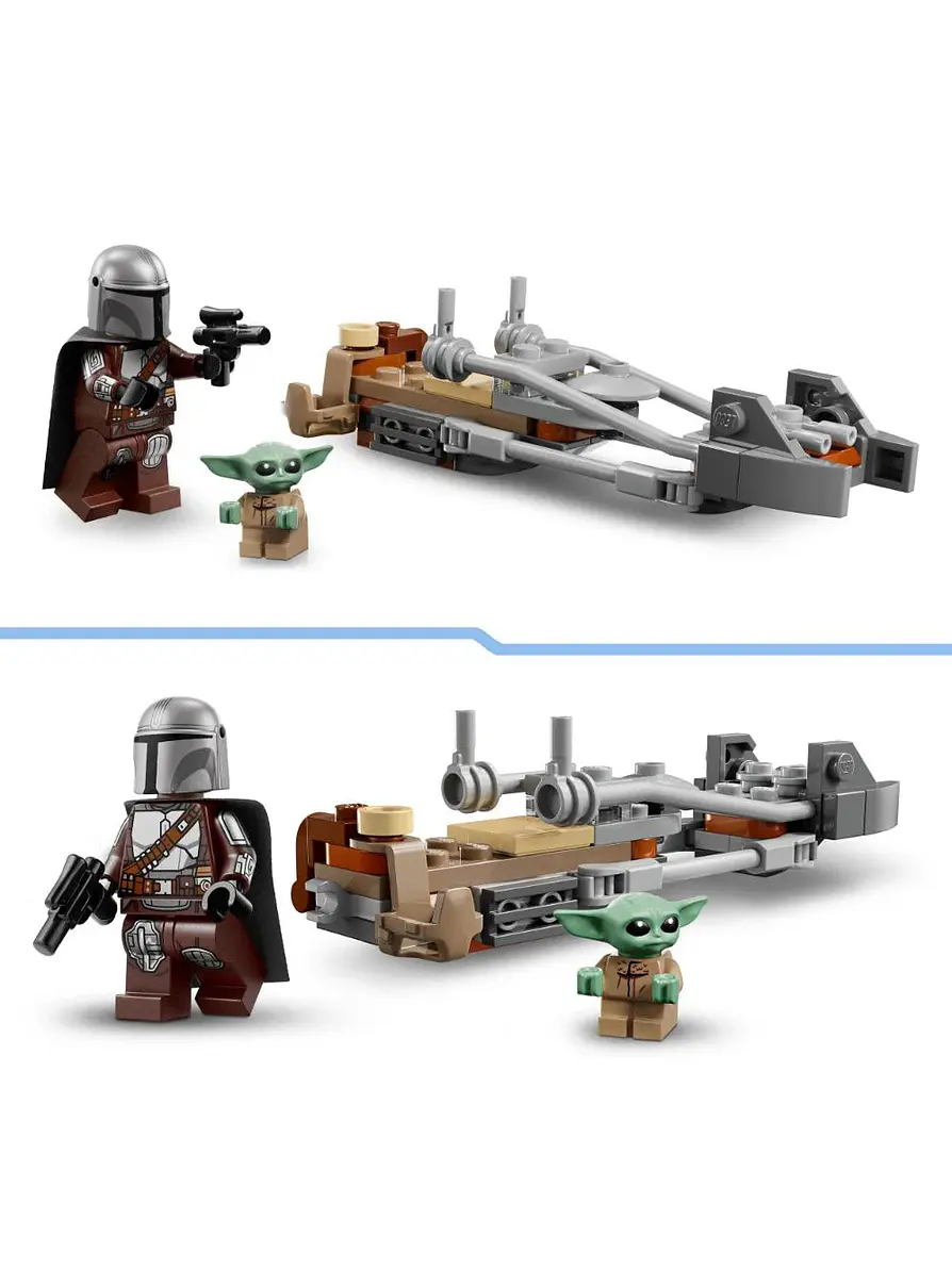 Lego Star Wars The Mandalorian & Grogu's Speeder Bike 2