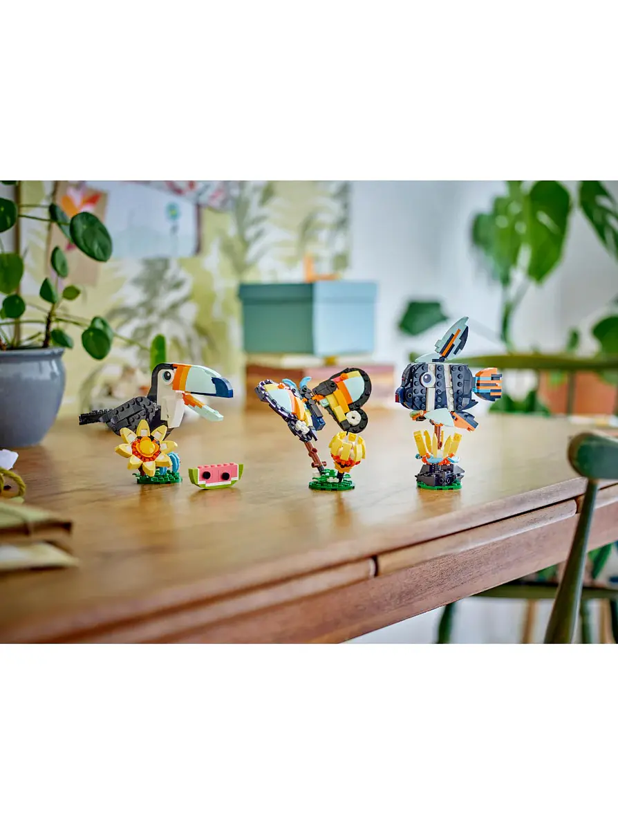 Lego Creator 3 En 1 Tulcán Tropical  8