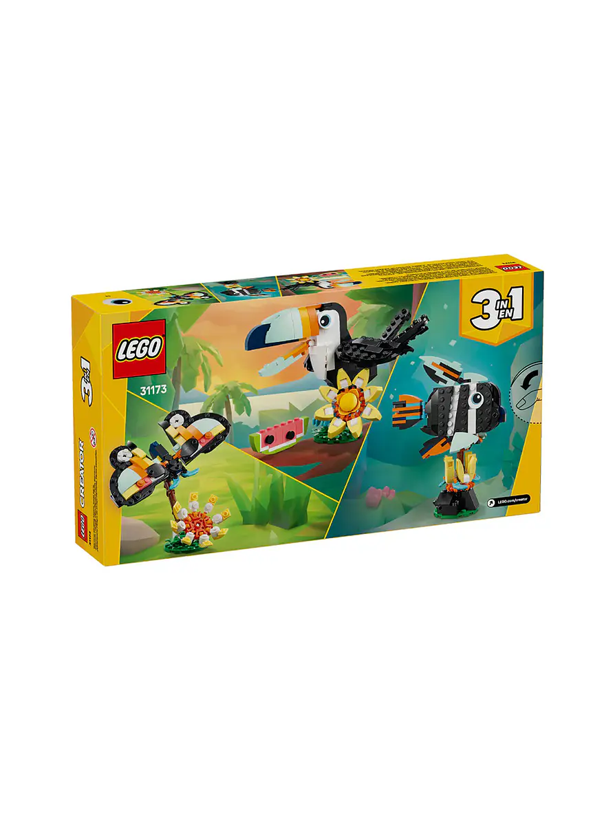 Lego Creator 3 En 1 Tulcán Tropical  3