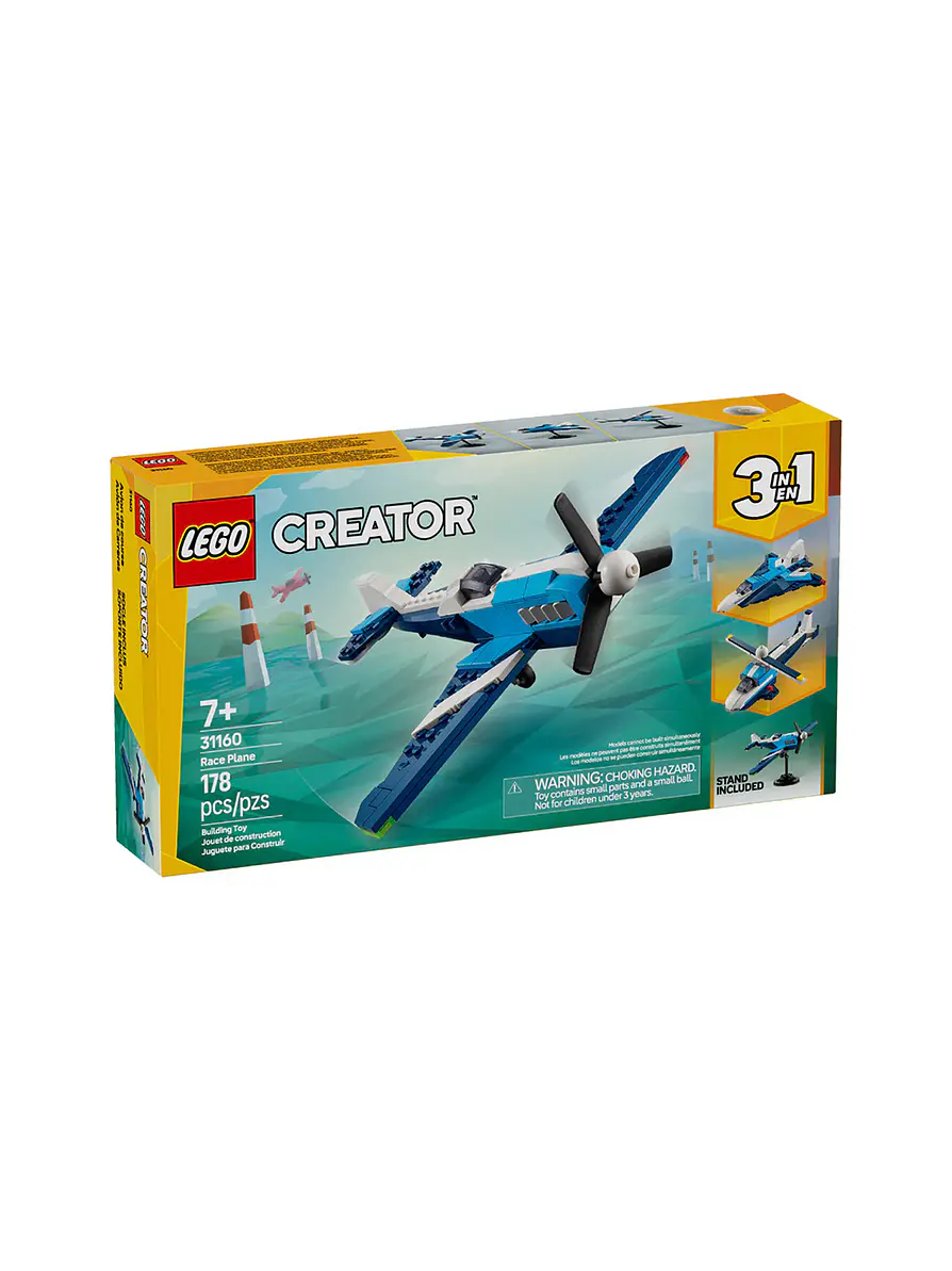 Lego Creator 3 En 1 Avión De Carreras  1
