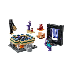 Lego Minecraft El Viaje Por El Nether Y El Portal Al End