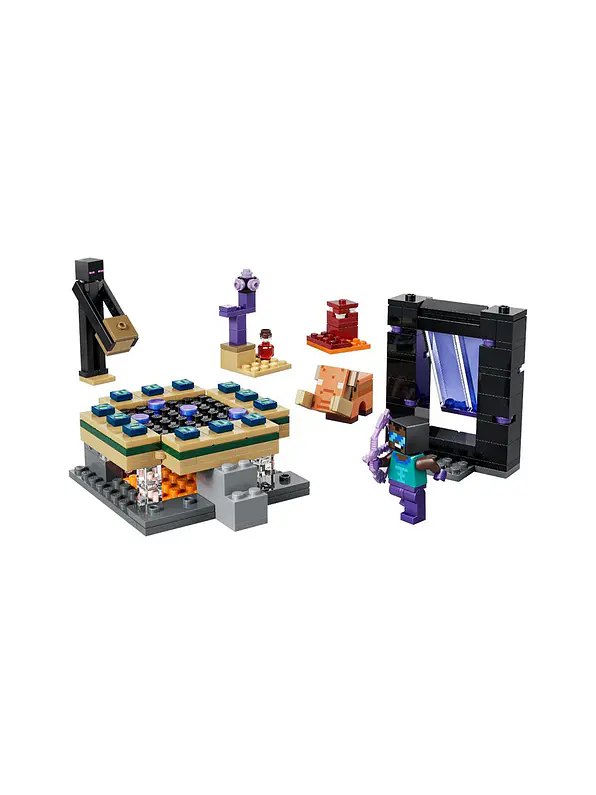 Lego Minecraft El Viaje Por El Nether Y El Portal Al End 2
