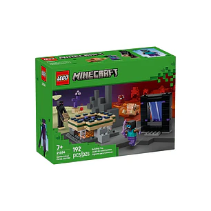 Lego Minecraft El Viaje Por El Nether Y El Portal Al End