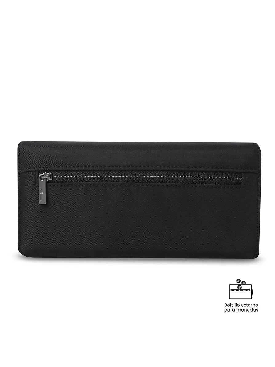 Billetera Adelaide 2 Con RFID Blocker Negra 3