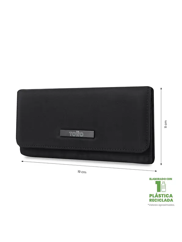 Billetera Adelaide 2 Con RFID Blocker Negra 4
