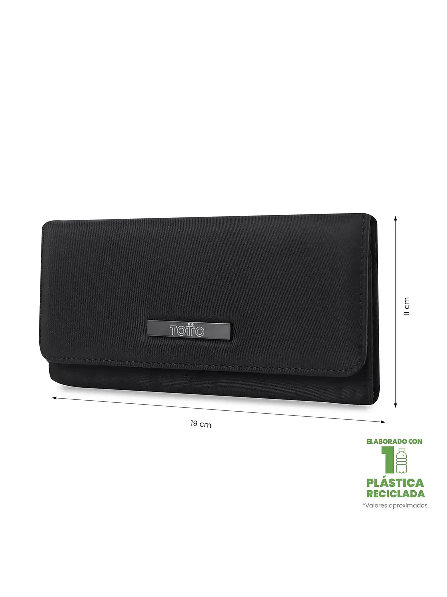 Billetera Adelaide 2 Con RFID Blocker Negra 4