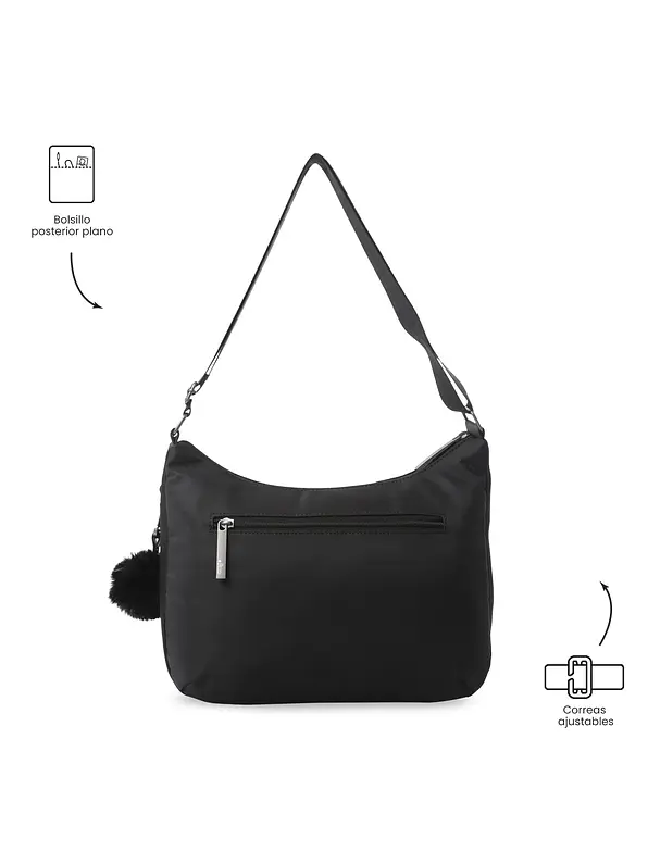 Bolso Adelaide 1 2.0 tipo Crossbody Mediano Negro 3