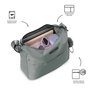 Bolso Adelaide 1 2.0 tipo Crossbody Mediano Verde
