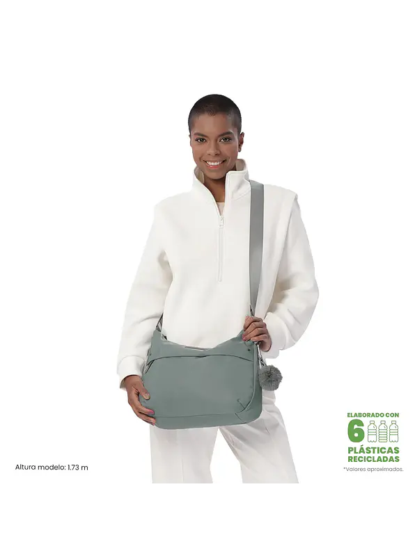 Bolso Adelaide 1 2.0 tipo Crossbody Mediano Verde 5