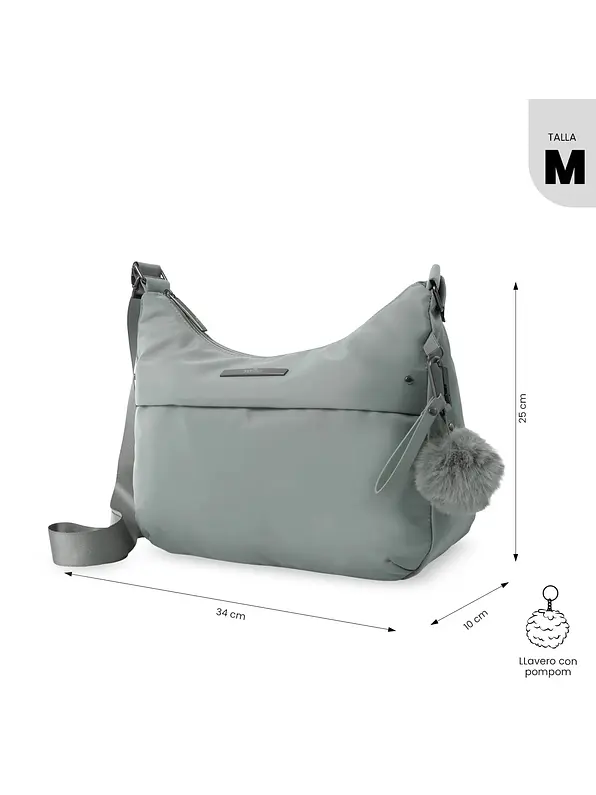 Bolso Adelaide 1 2.0 tipo Crossbody Mediano Verde 4