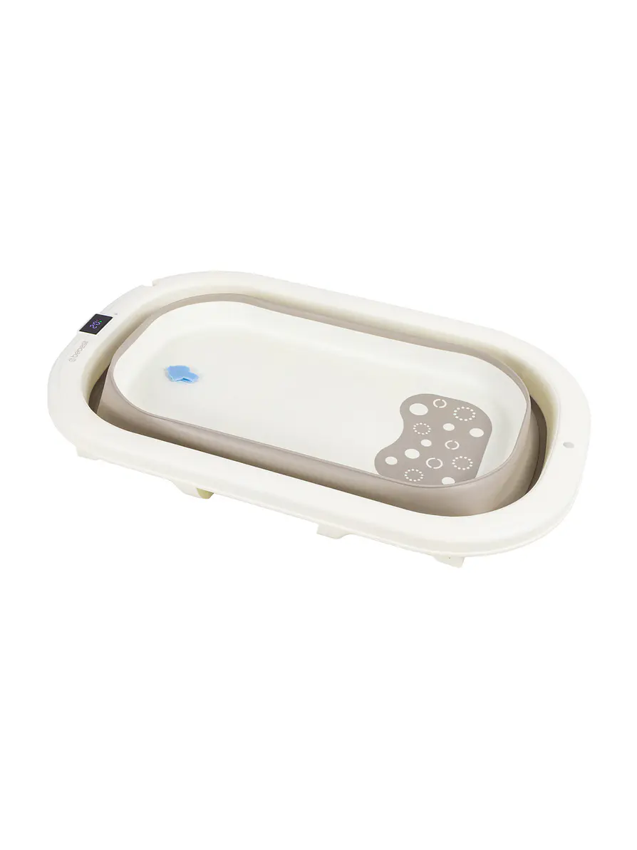 Bañera Plegable Splash Con Termometro Gray 4