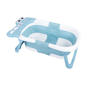 Bañera Plegable Bubble con Almohadilla Blue