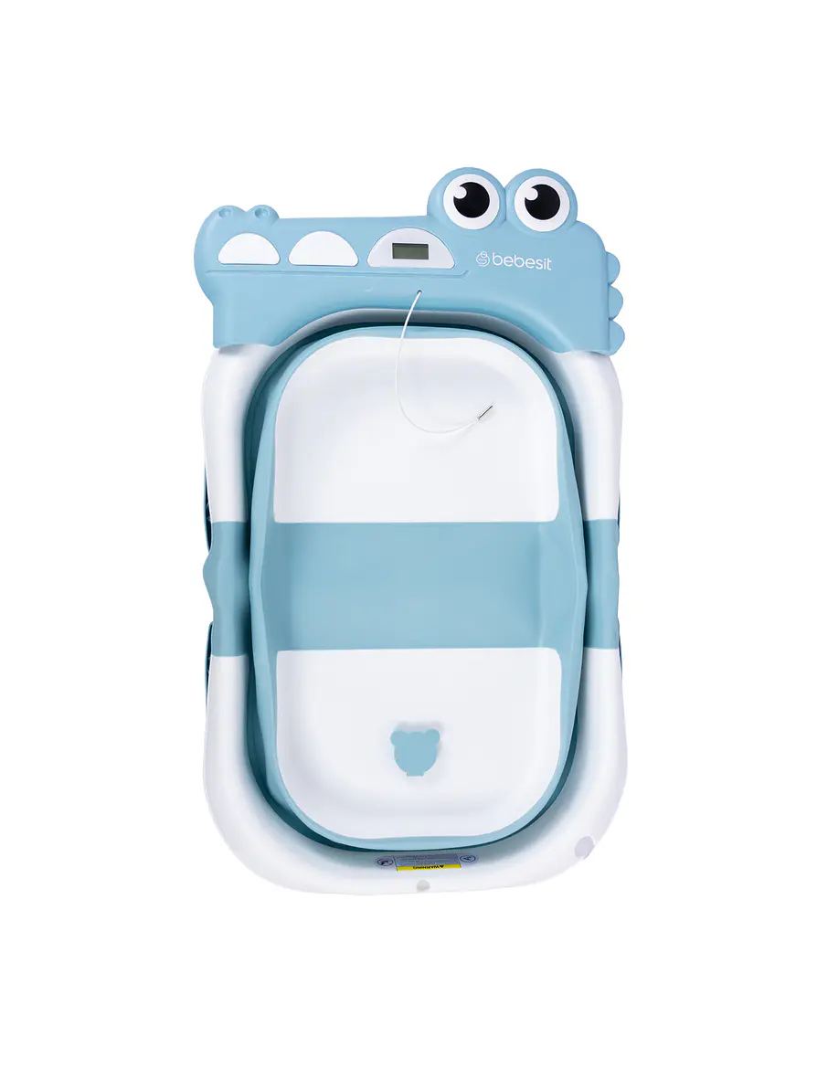 Bañera Plegable Bubble con Almohadilla Blue 9