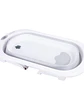Bañera Plegable Ocean Con Termómetro y Caballete y Soporte Gris - Miniatura 5