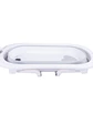 Bañera Plegable Ocean Con Termómetro y Caballete y Soporte Gris - Miniatura 6