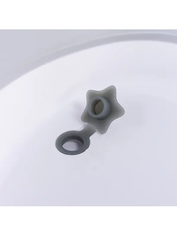 Bañera Plegable Ocean Con Termómetro y Caballete y Soporte Gris 11