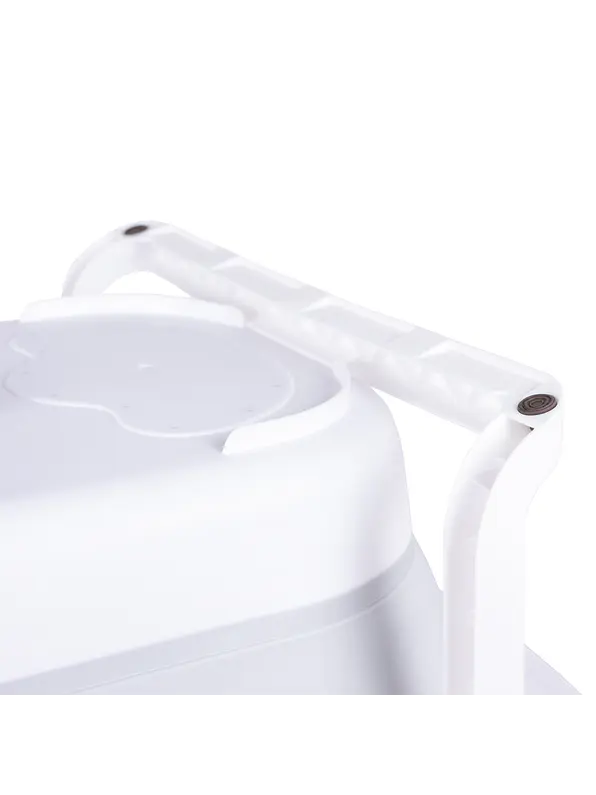 Bañera Plegable Ocean Con Termómetro y Caballete y Soporte Gris 12