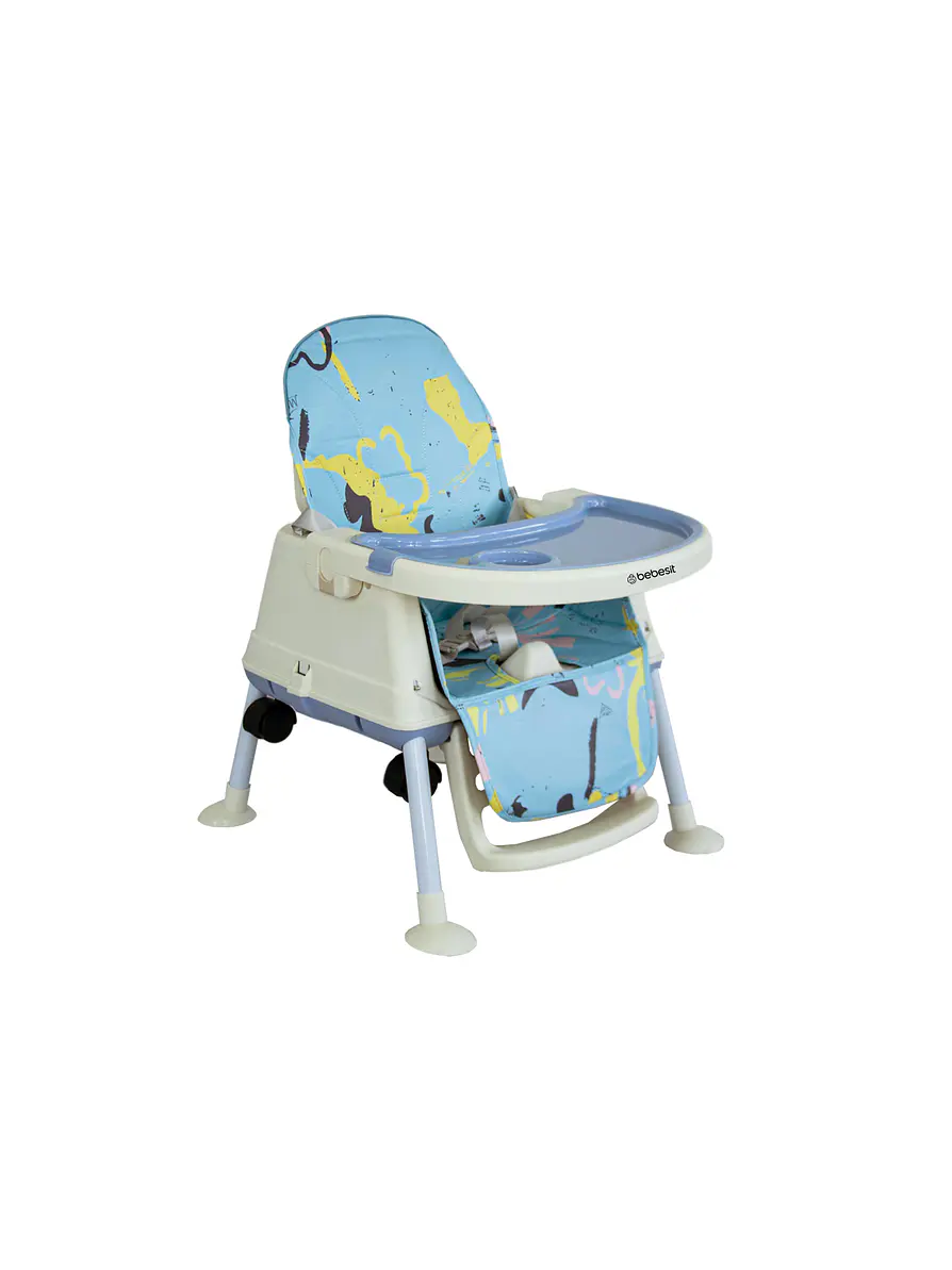 Silla Comedor 3 en 1 Smart Blue Bebesit 3