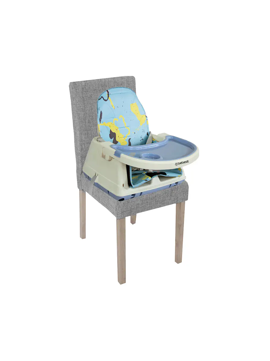 Silla Comedor 3 en 1 Smart Blue Bebesit 5