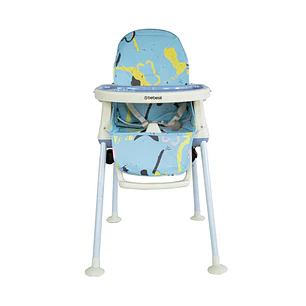 Silla Comedor 3 en 1 Smart Blue Bebesit