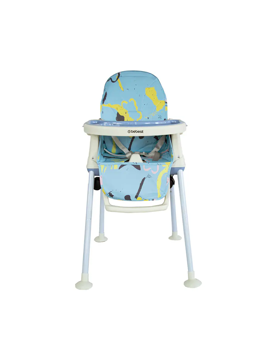 Silla Comedor 3 en 1 Smart Blue Bebesit 2