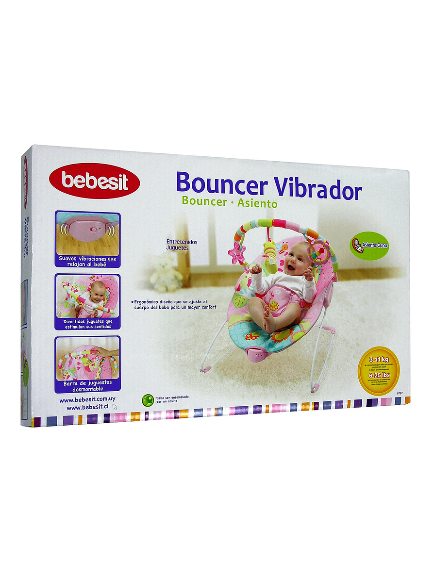 Silla Mecedora Bouncer Pink 2