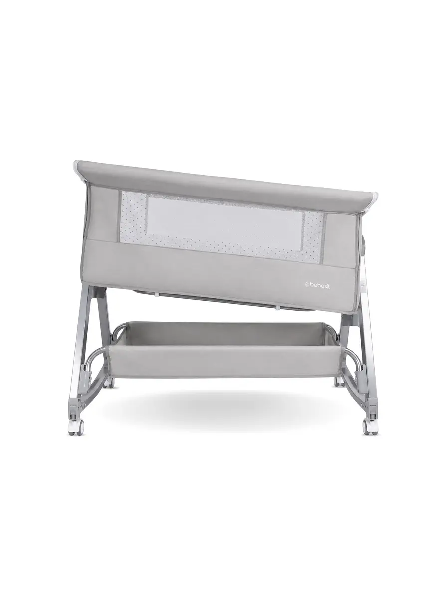 Cuna Colecho Side by Side Gray 5