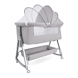 Cuna Colecho Side by Side Gray