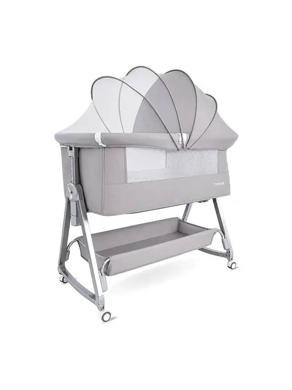 Cuna Colecho Side by Side Gray 1