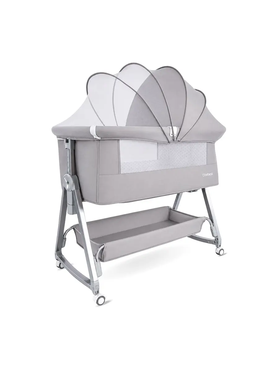 Cuna Colecho Side by Side Gray 1
