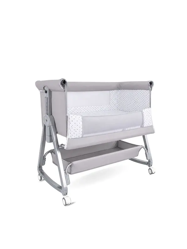 Cuna Colecho Side by Side Gray 7
