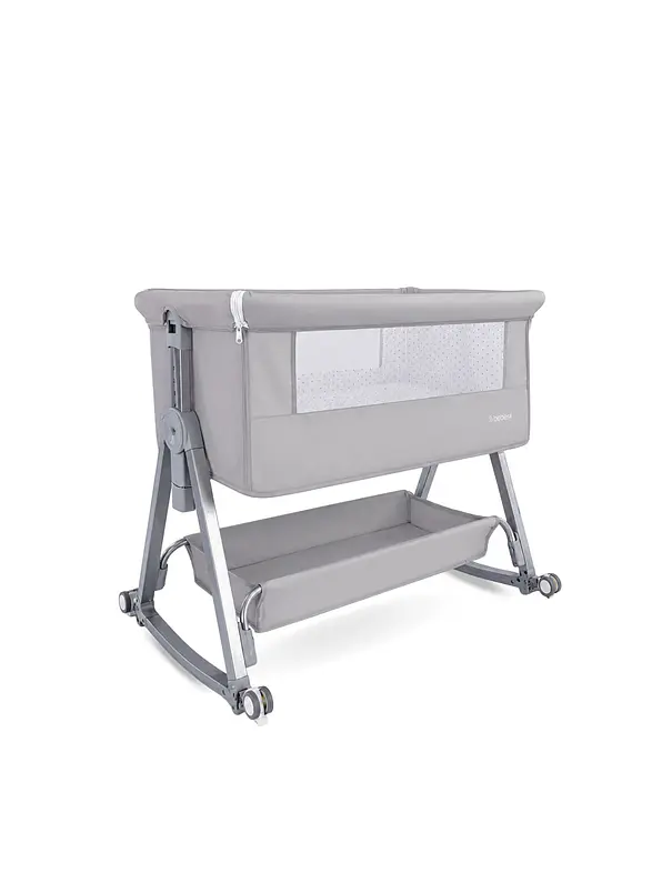 Cuna Colecho Side by Side Gray 2