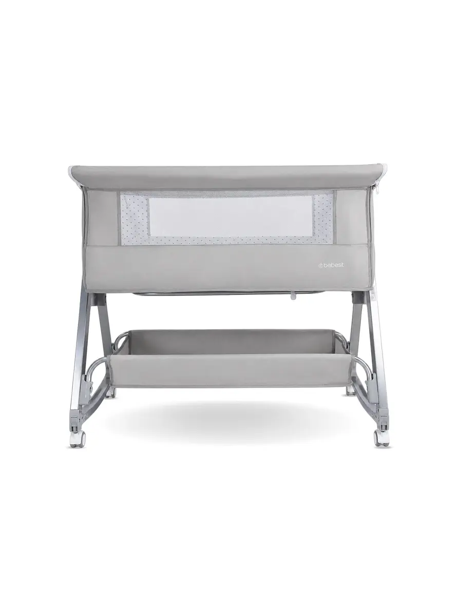 Cuna Colecho Side by Side Gray 3