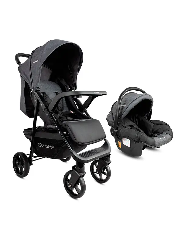 Coche Travel System Bebesit Portofino Gris 1