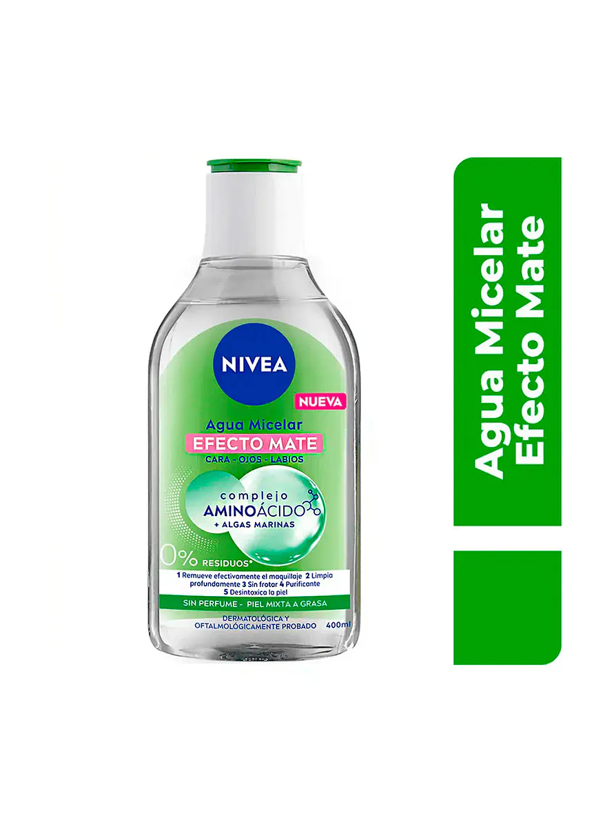 Agua Micelar Nivea Efecto Mate 400 ml 2