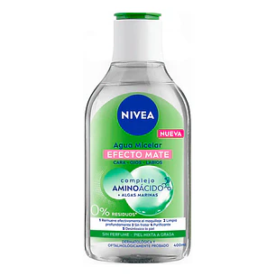 Agua Micelar Nivea Efecto Mate 400 ml