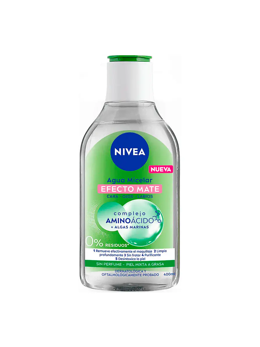 Agua Micelar Nivea Efecto Mate 400 ml 1