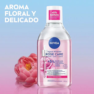 Agua Micelar Nivea con Agua de Rosas 400ml