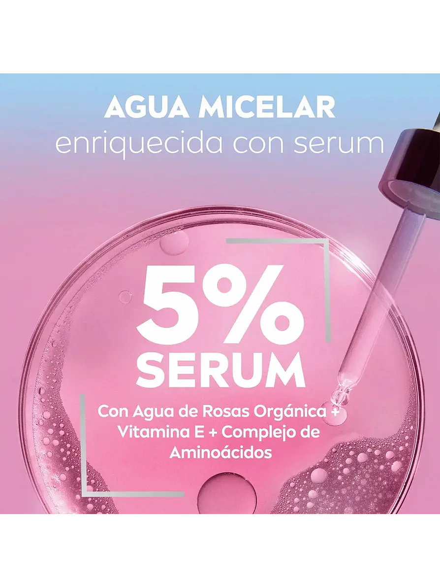 Agua Micelar Nivea con Agua de Rosas 400ml 4